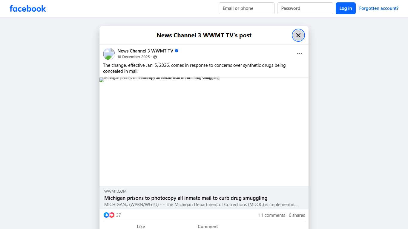 The change, effective Jan. 5,... - News Channel 3 WWMT TV Facebook